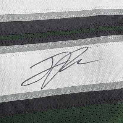 Framed Autographed/Signed Jaelan Phillips 35x39 Philadelphia Midnight Green Football Jersey PSA/DNA COA
