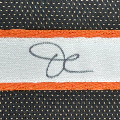 Framed Autographed/Signed Ja'Marr Chase 35x39 Cincinnati Black Football Jersey JSA COA