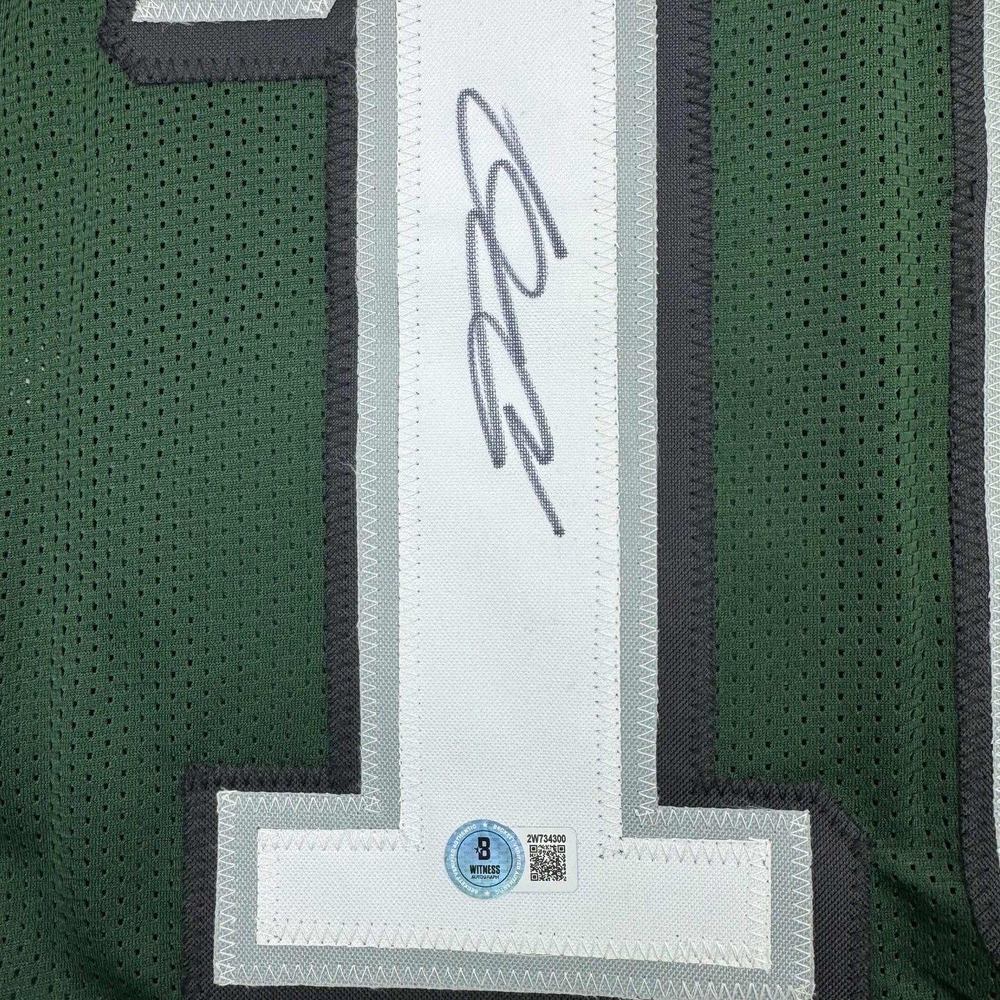 Autographed/Signed DeSean Jackson Philadelphia Green Football Jersey Beckett BAS COA