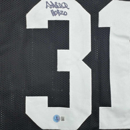 Autographed/Signed Donnie Shell Pittsburgh Black Football Jersey JSA COA
