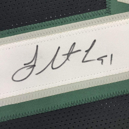 Autographed/Signed Fletcher Cox Philadelphia Black Football Jersey JSA COA