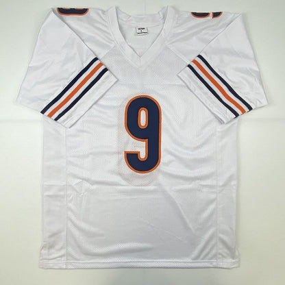 Autographed/Signed Jim McMahon Chicago White Football Jersey JSA COA