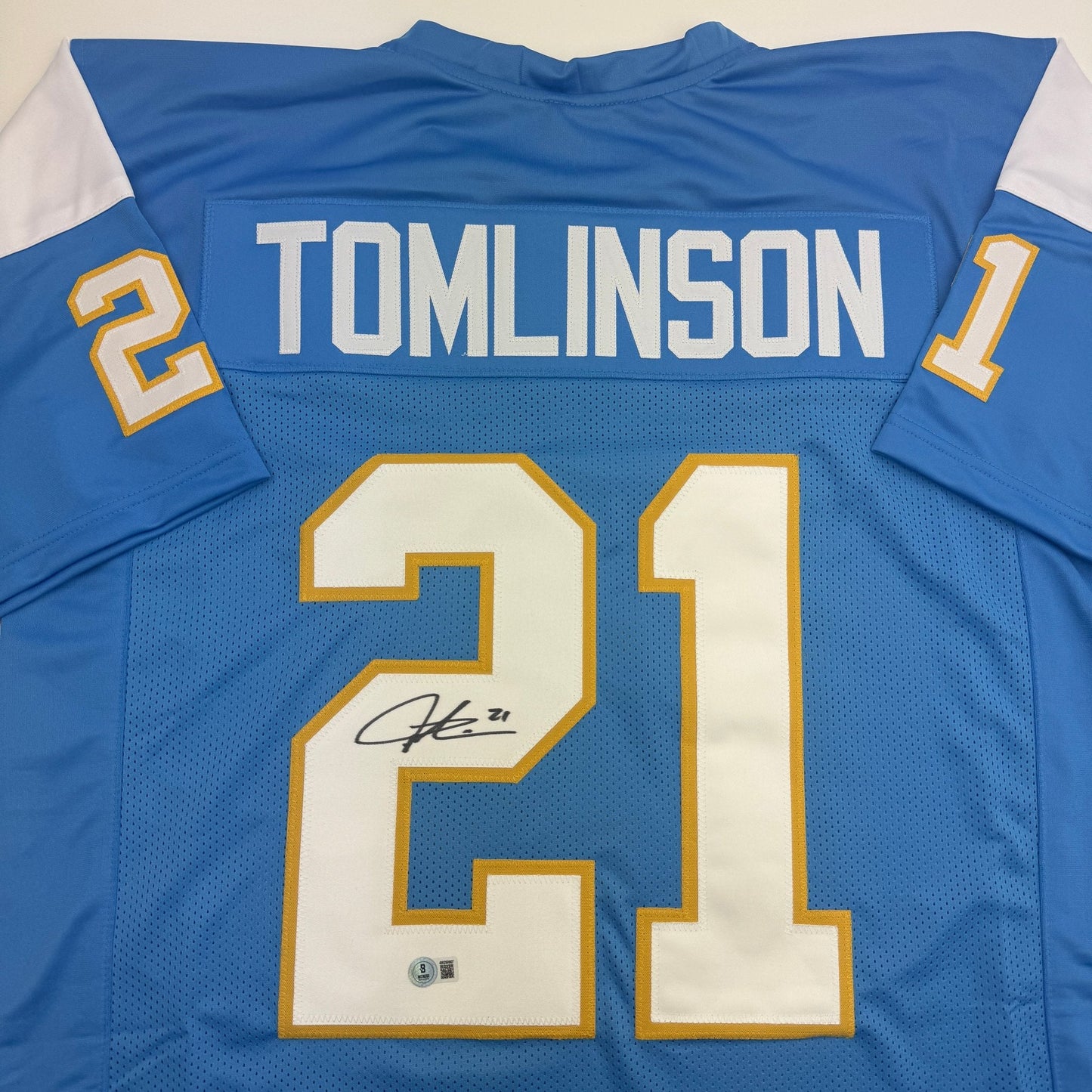 Autographed/Signed LaDainian Tomlinson San Diego Powder Blue Football Jersey JSA COA