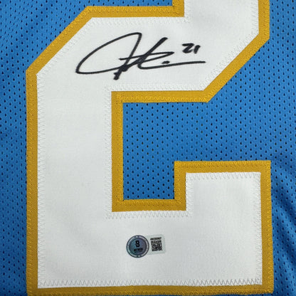 Autographed/Signed LaDainian Tomlinson San Diego Powder Blue Football Jersey JSA COA