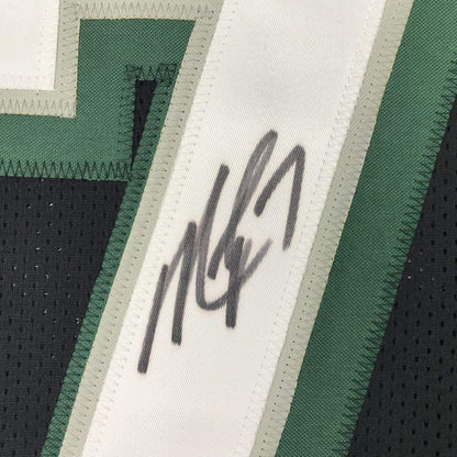 Autographed/Signed Michael Mike Vick Philadelphia Black Football Jersey PSA/DNA COA