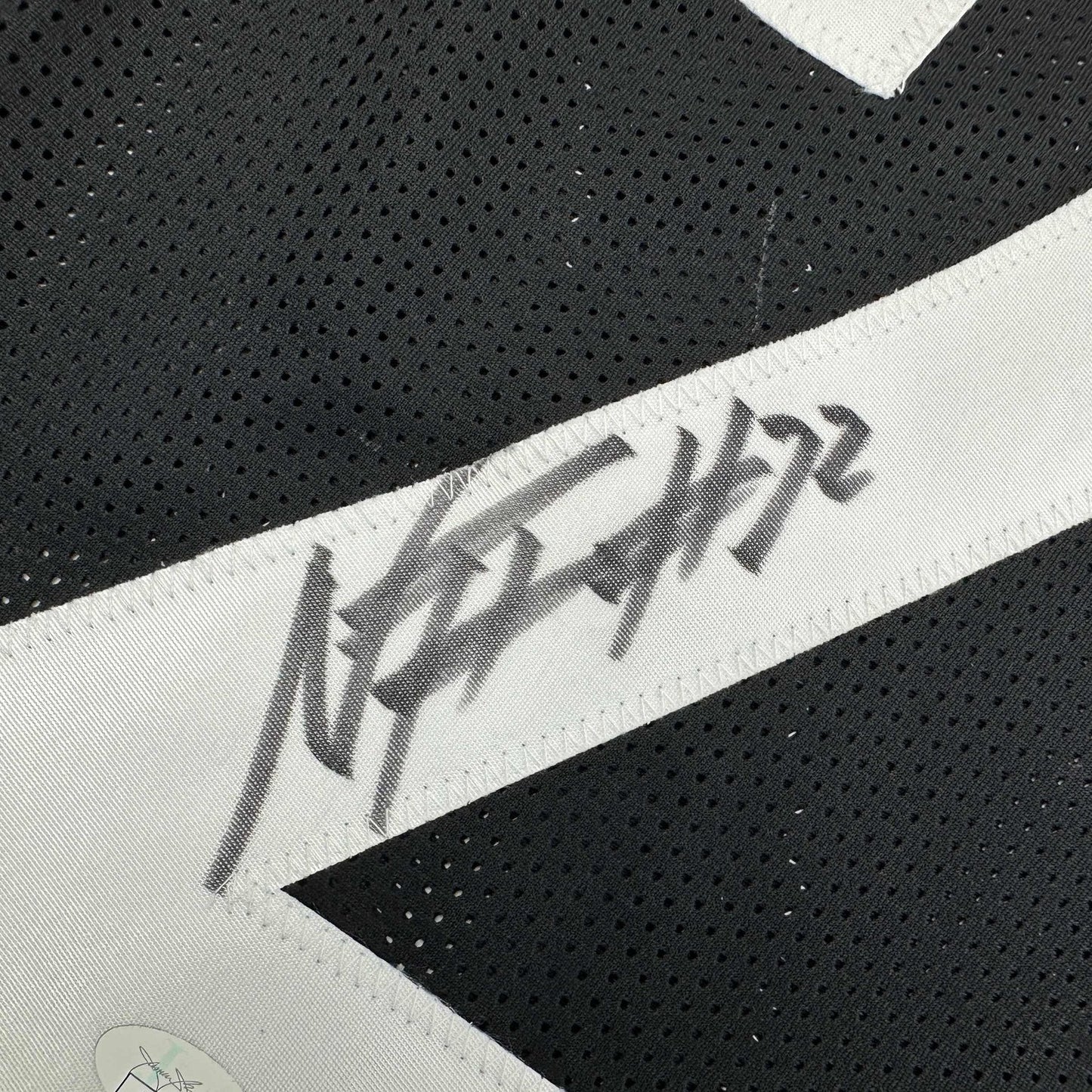 Autographed/Signed Najee Harris Pittsburgh Black Football Jersey JSA COA