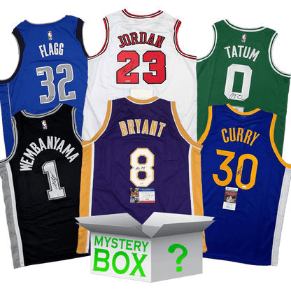 High Roller Autographed/Signed Basketball Jersey Mystery Box with PSA JSA or Beckett COA