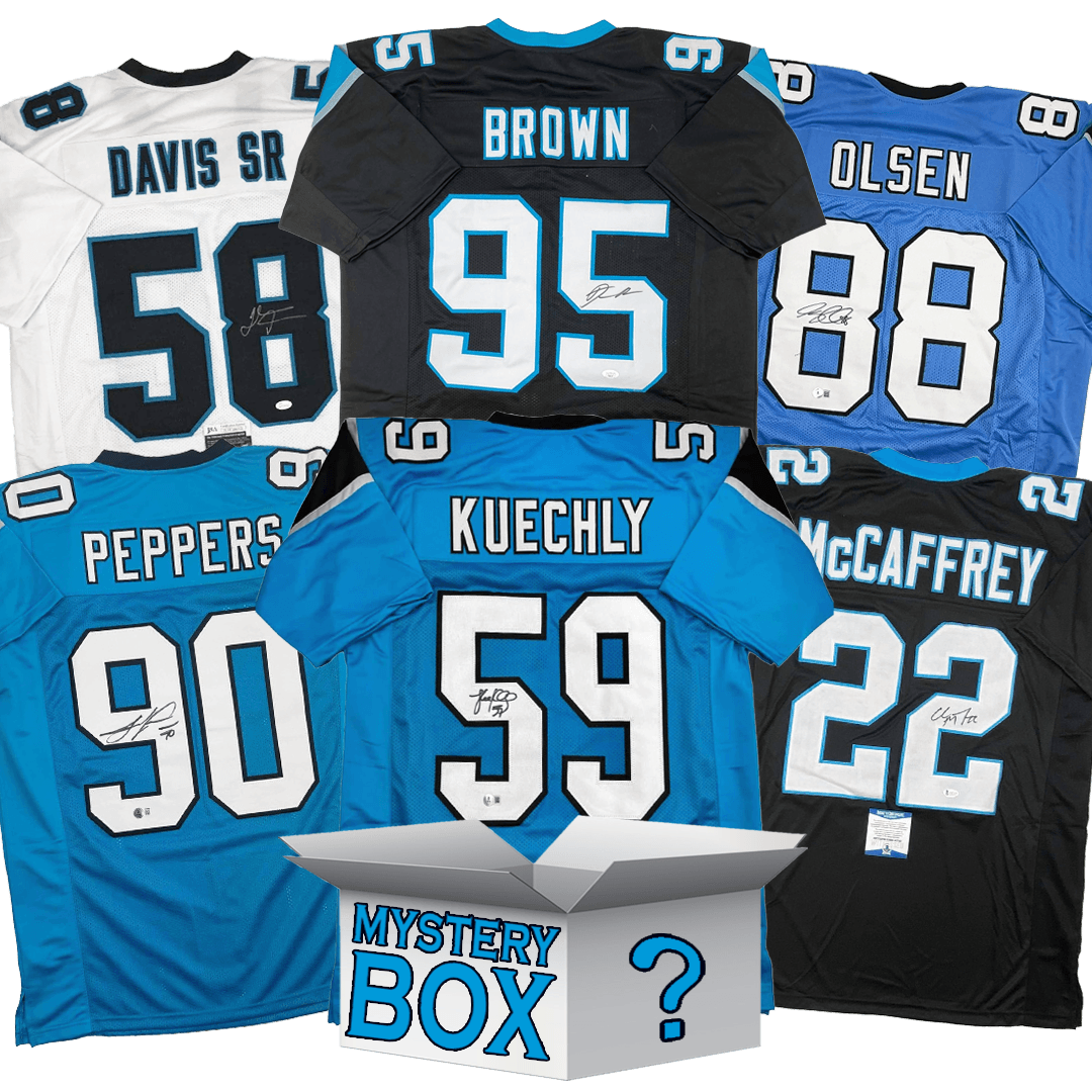 Autographed/Signed Carolina Football Jersey Mystery Box with PSA JSA or Beckett COA