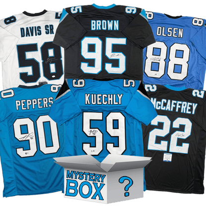 Autographed/Signed Carolina Football Jersey Mystery Box with PSA JSA or Beckett COA