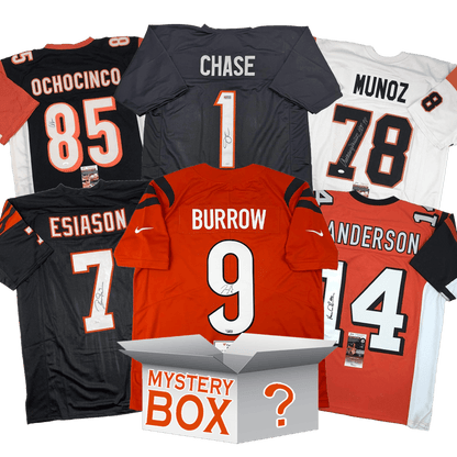 Autographed/Signed Cincinnati Football Jersey Mystery Box with PSA JSA or Beckett COA