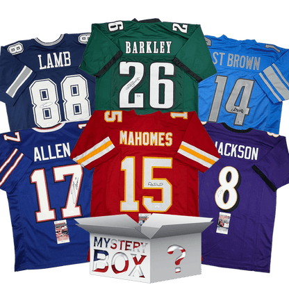 Autographed/Signed Gridiron Kickoff 2025 Football Jersey Mystery Box with PSA JSA or Beckett COA