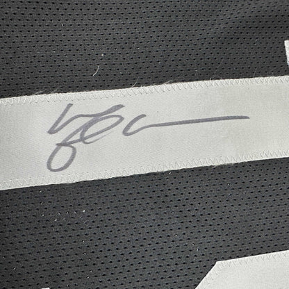 Autographed/Signed Michael Crabtree Oakland Las Vegas Black Football Jersey JSA COA