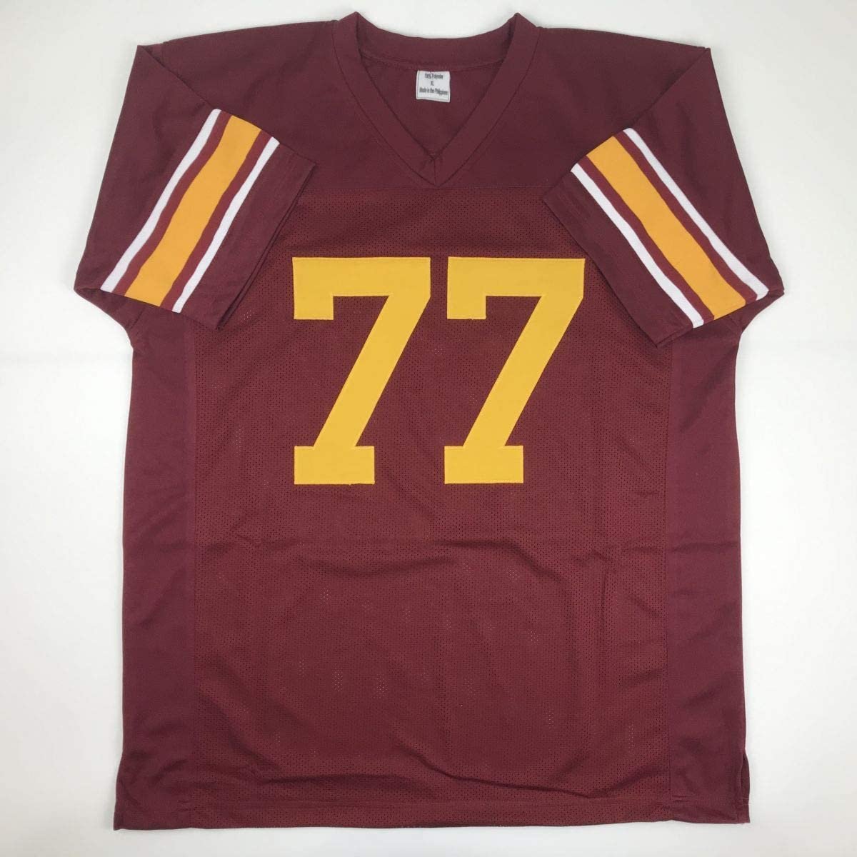 Autographed/Signed Anthony Munoz USC Maroon College Football Jersey JSA COA