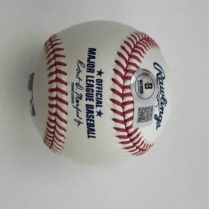 Autographed/Signed Derrek Lee Rawlings Official Major League Baseball ROML Beckett BAS COA