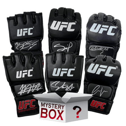 Autographed/Signed UFC MMA Glove Mystery Box with PSA JSA or Beckett COA