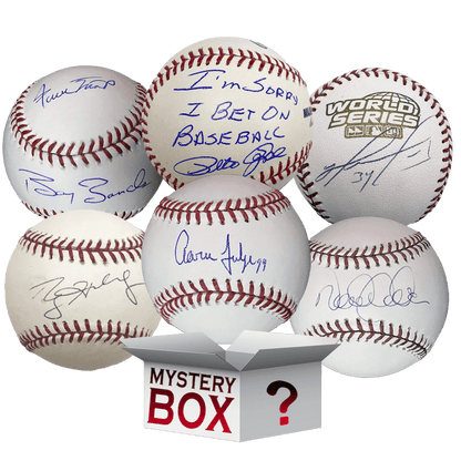 Autographed/Signed Rawlings Official MLB Baseball Mystery Box with PSA JSA or Beckett COA