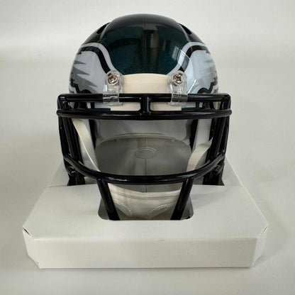 Autographed/Signed Fletcher Cox Philadelphia Eagles Mini Football Helmet Beckett COA