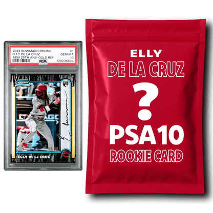 Elly De La Cruz PSA 10 Graded Rookie Baseball Card Mystery Pack