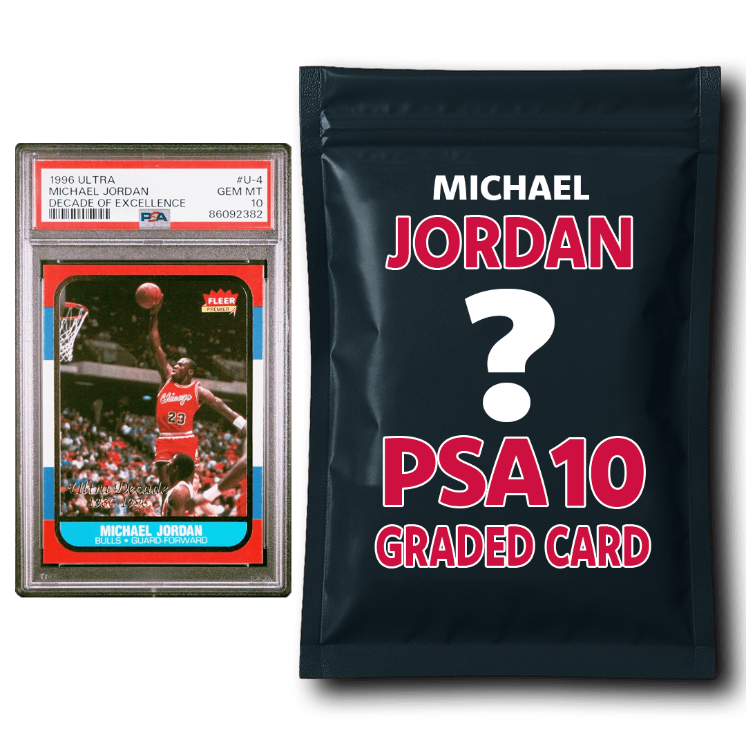 Michael Jordan PSA 10 Graded Basketball Card Mystery Pack