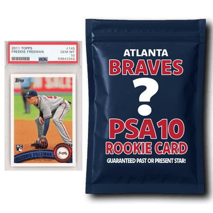 Atlanta Braves PSA 10 Graded Rookie Card Mystery Pack