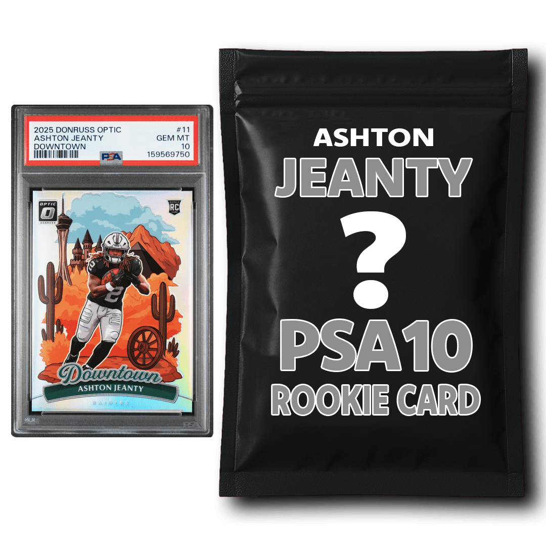 Ashton Jeanty PSA 10 Graded Football Rookie Card Mystery Pack