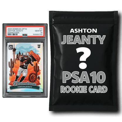 Ashton Jeanty PSA 10 Graded Football Rookie Card Mystery Pack