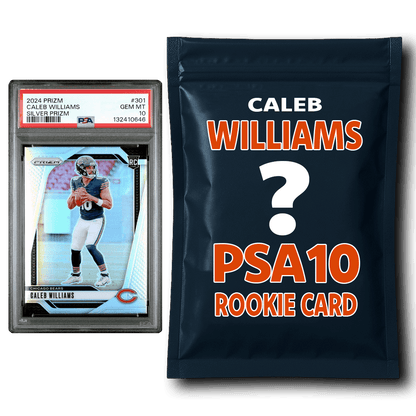 Caleb Williams PSA 10 Graded Football Rookie Card Mystery Pack