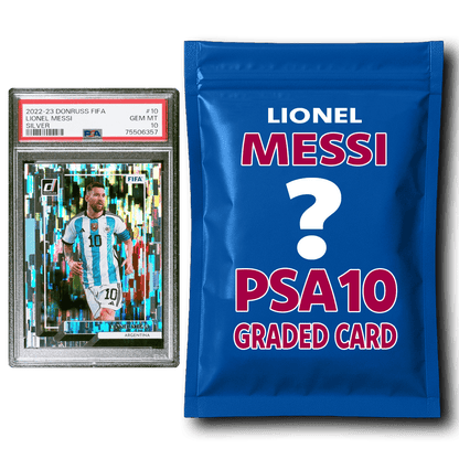 Lionel Messi PSA 10 Graded Card Mystery Pack