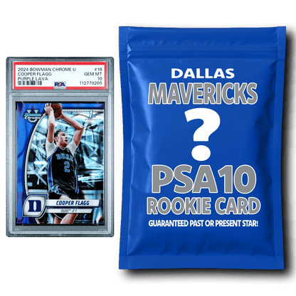 Dallas Mavericks PSA 10 Graded Rookie Card Mystery Pack