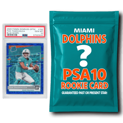 Miami Dolphins PSA 10 Graded Rookie Card Mystery Pack
