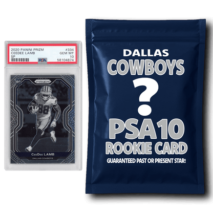 Dallas Cowboys PSA 10 Graded Rookie Card Mystery Pack