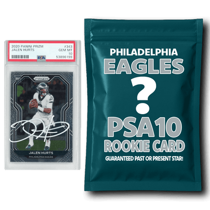 Philadelphia Eagles PSA 10 Graded Rookie Card Mystery Pack
