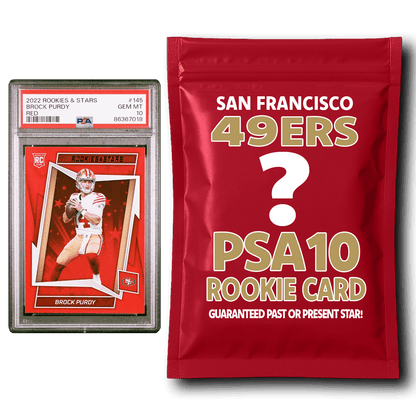San Francisco 49ers PSA 10 Graded Rookie Card Mystery Pack