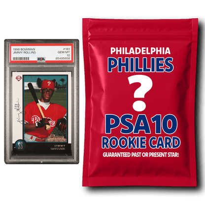 Philadelphia Phillies PSA 10 Graded Rookie Card Mystery Pack