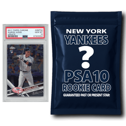 New York Yankees PSA 10 Graded Rookie Card Mystery Pack