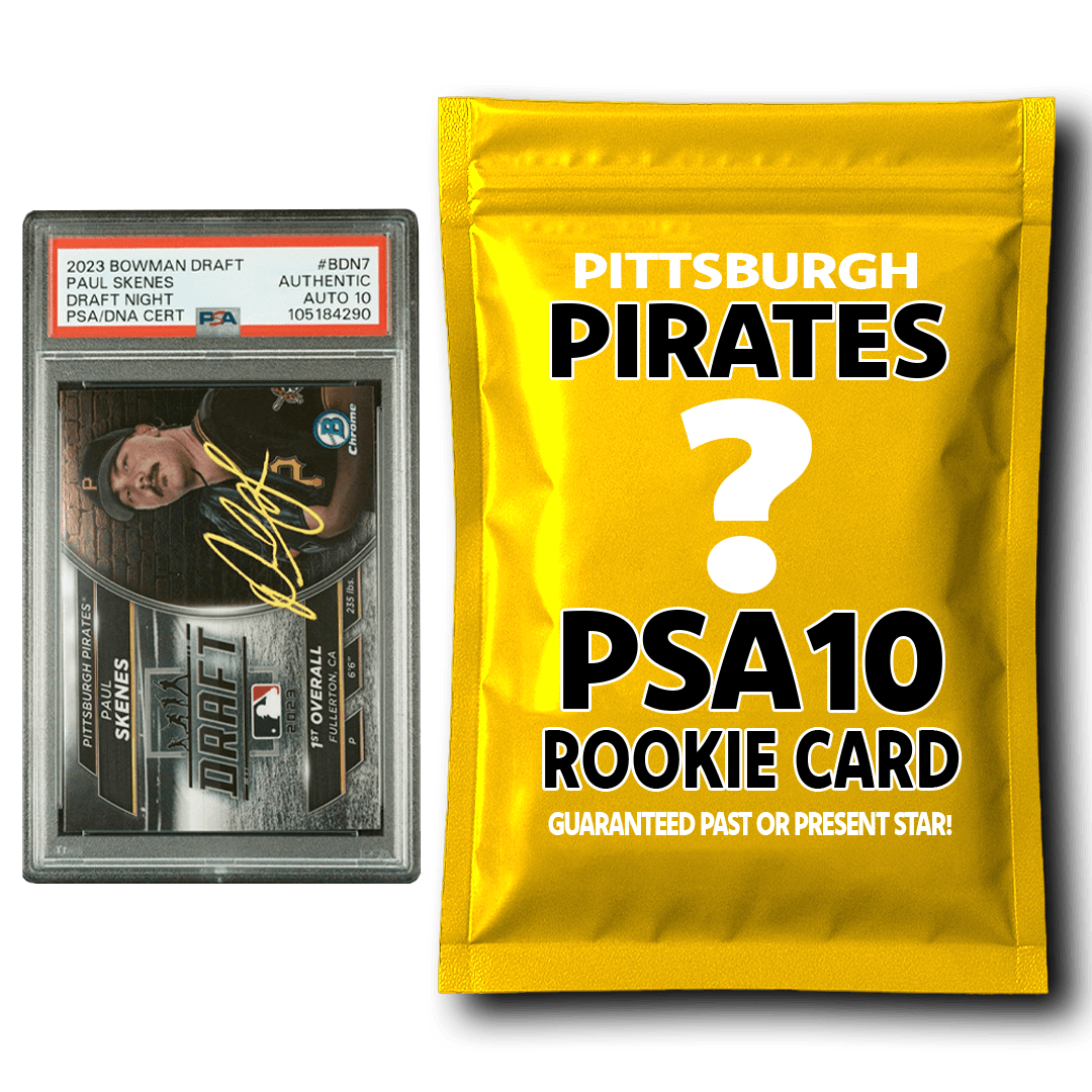 Pittsburgh Pirates PSA 10 Graded Rookie Card Mystery Pack