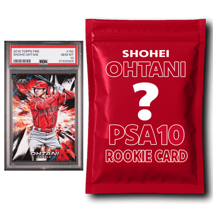 Shohei Ohtani PSA 10 Graded Rookie Baseball Card Mystery Pack