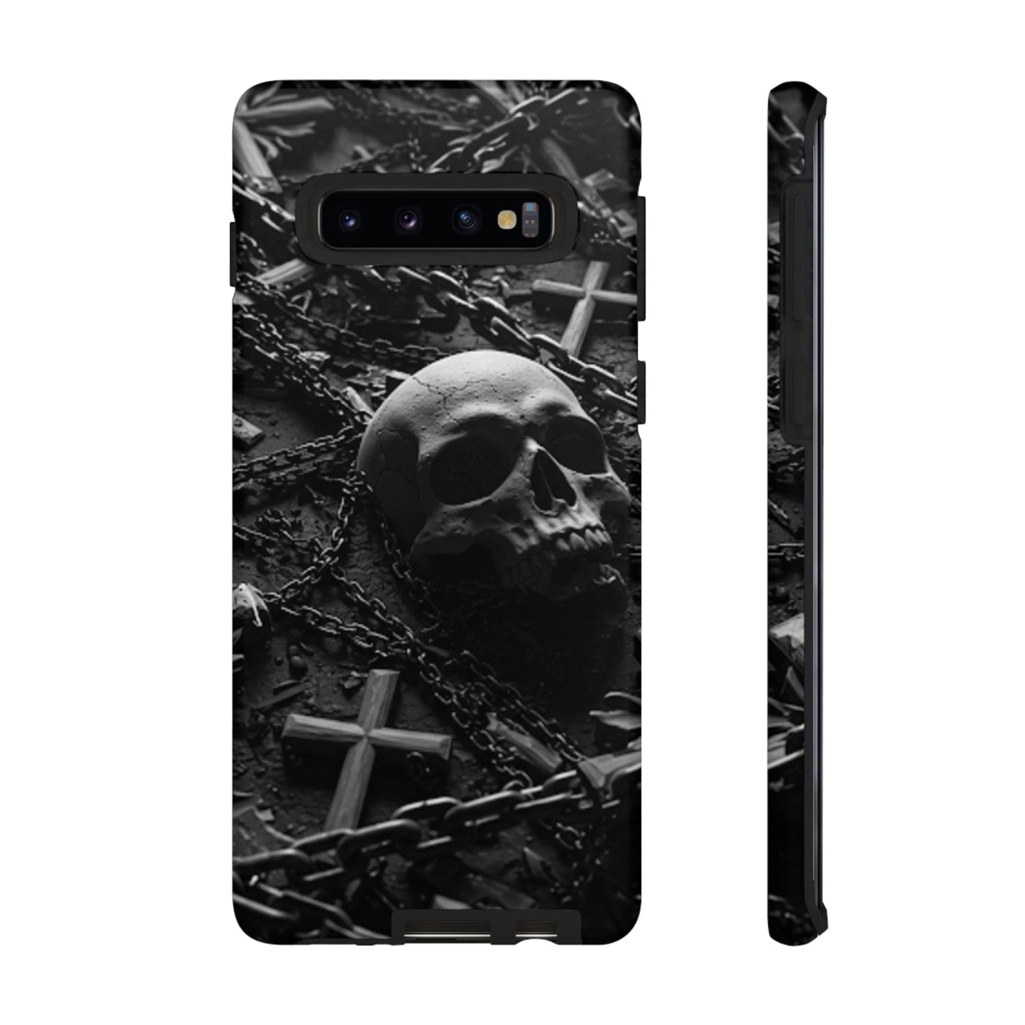 Gothic Skull Tough Phone Case