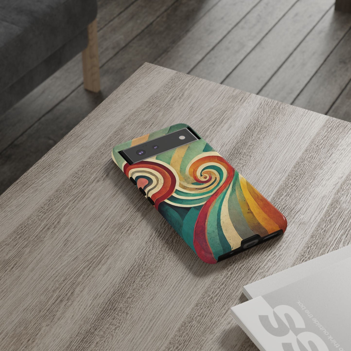 Colorful Swirl Tough Phone Case