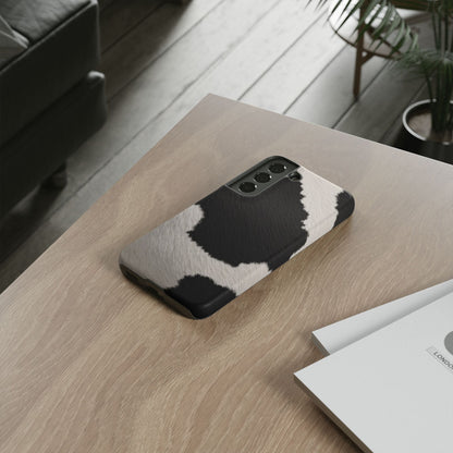 Stylish Cow Print Tough Phone Case