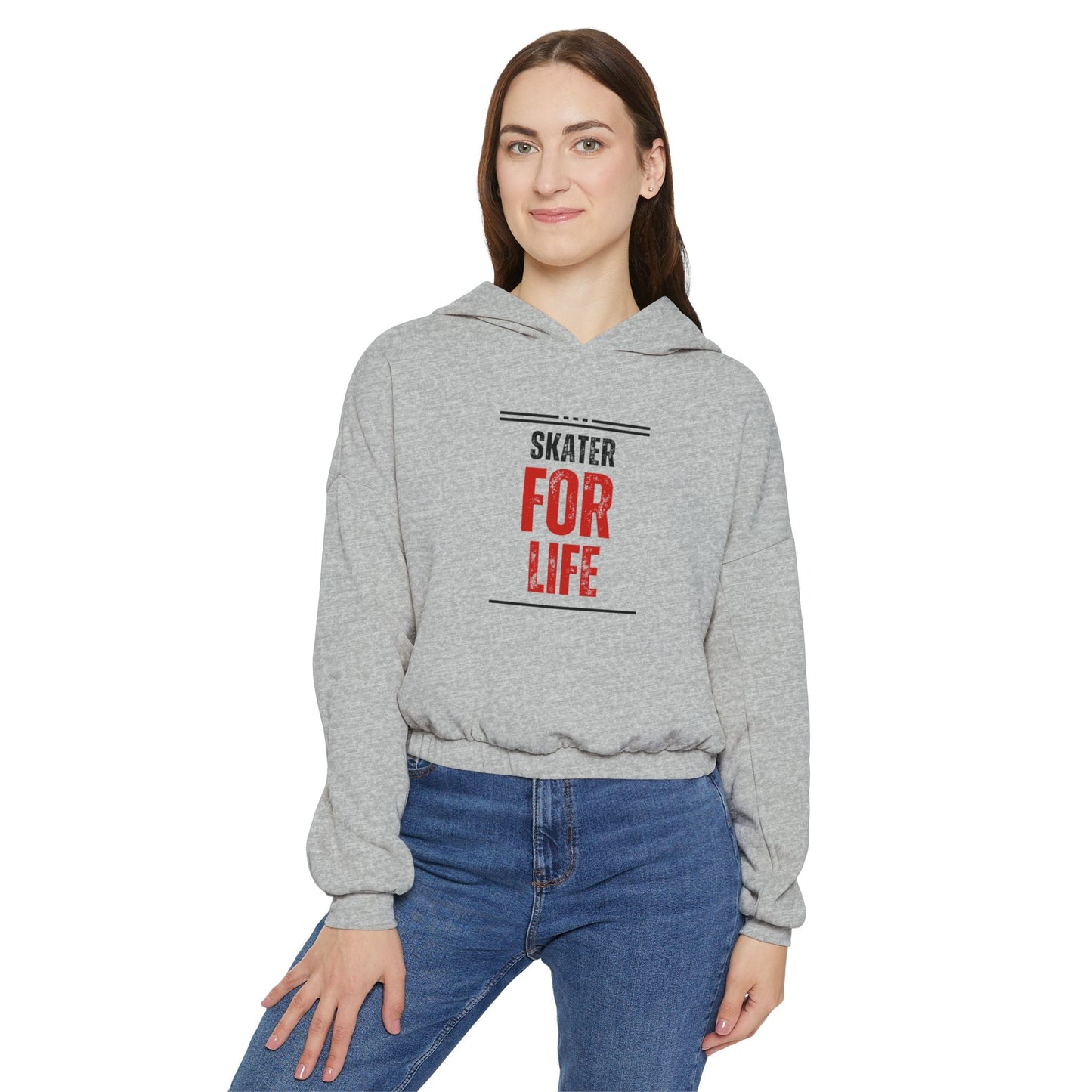 Women’s Cropped Skater for Life Hoodie
