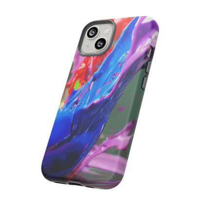 Vibrant Color Splash Tough Phone Case