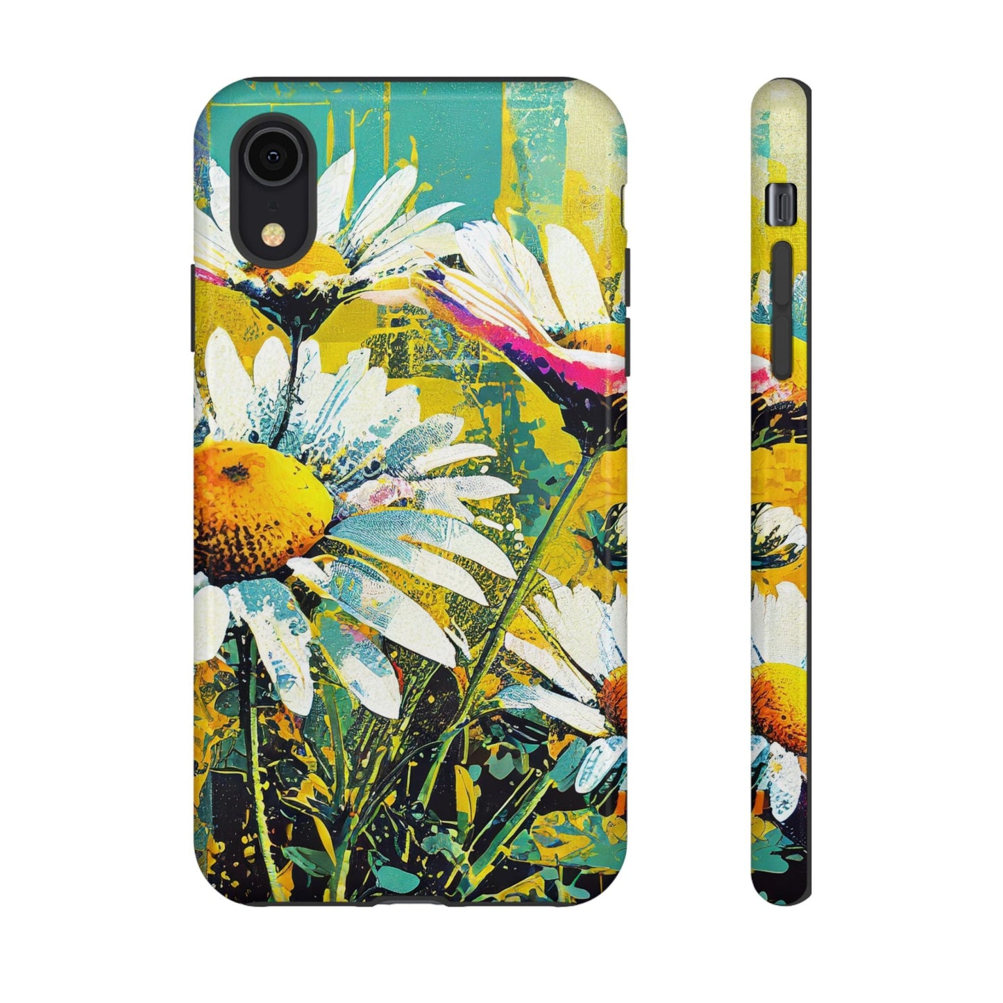 Colorful Daisy Floral Tough Phone Case