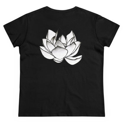 Buddha Gouache Print Women's Cotton Tee