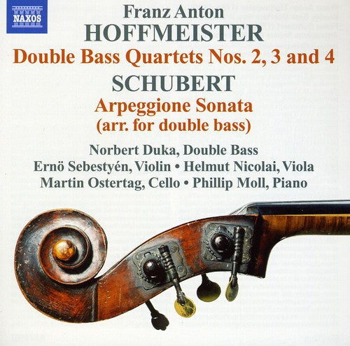 Norbert Duka - Double Bass Quartets 2-4 / Arpeggione Sonata [CD]
