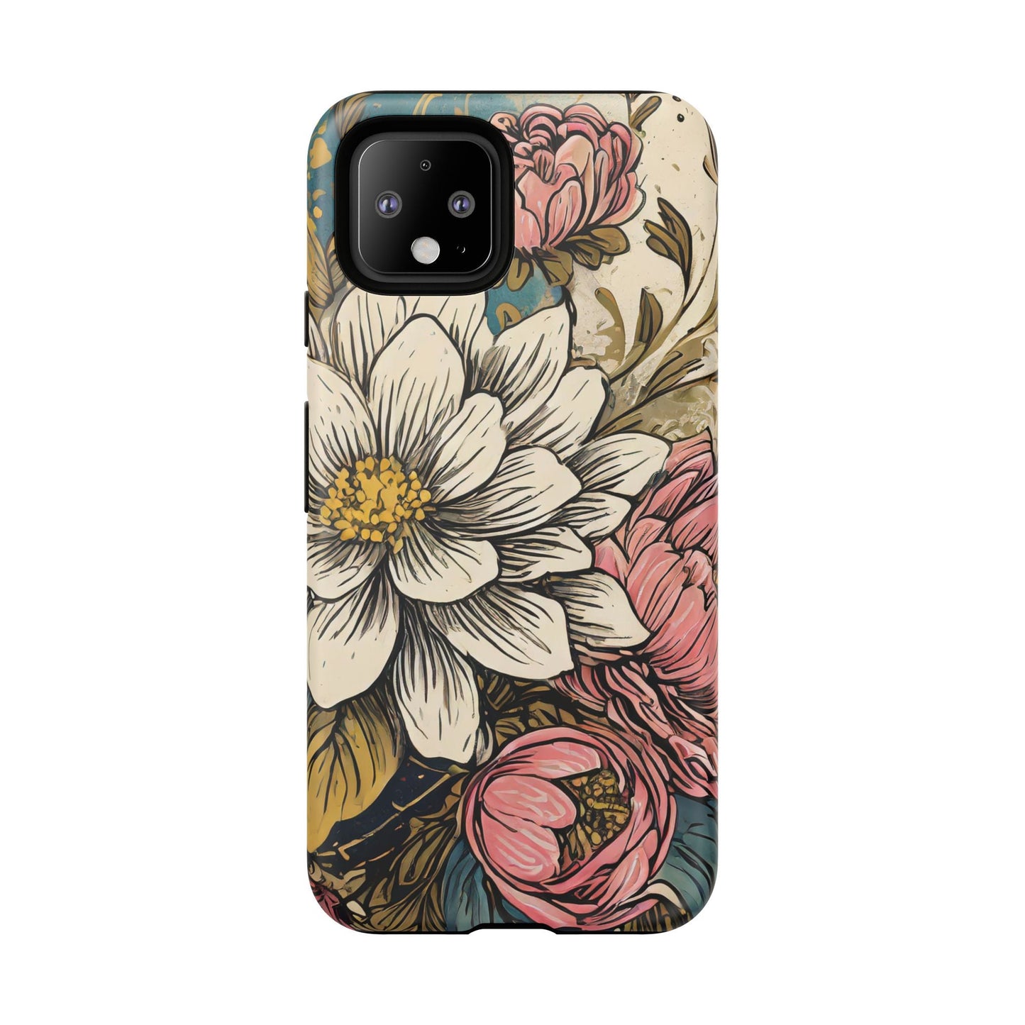 Beautiful White Floral Tough Case