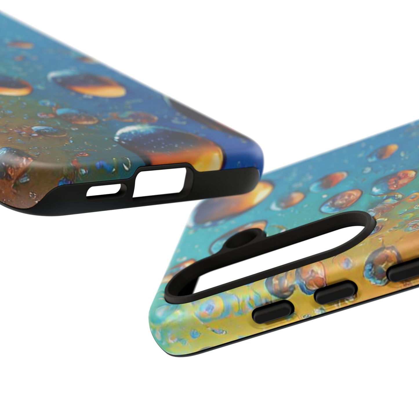 Colorful Water Droplets Tough Phone Case