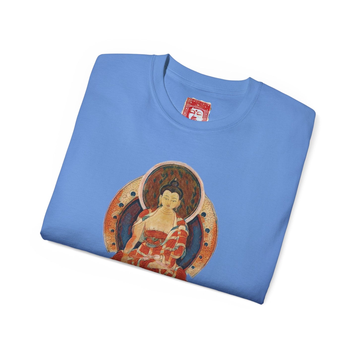 Fine Art Buddha Oil Paint Print Unisex Ultra Cotton Tee