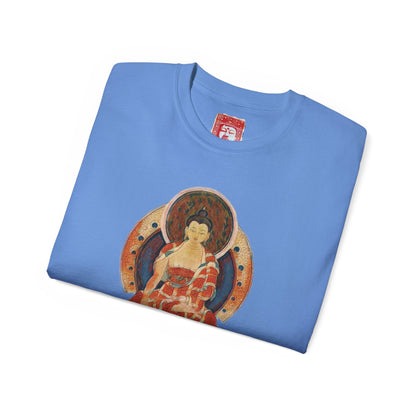 Fine Art Buddha Oil Paint Print Unisex Ultra Cotton Tee