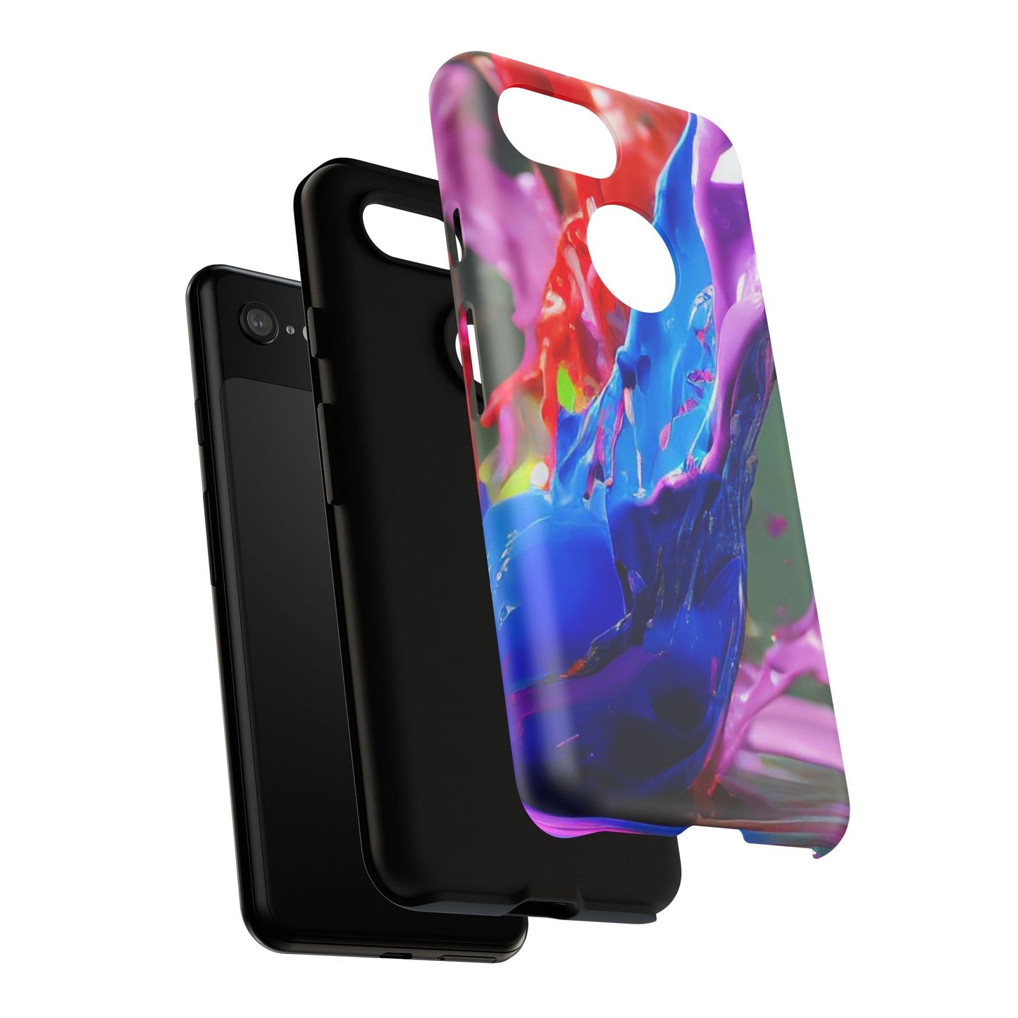 Vibrant Color Splash Tough Phone Case